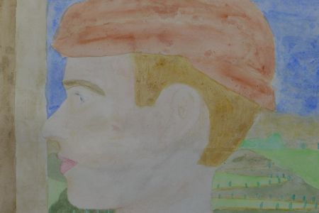 MSS12: Renaissance Selbstportaits Aquarell