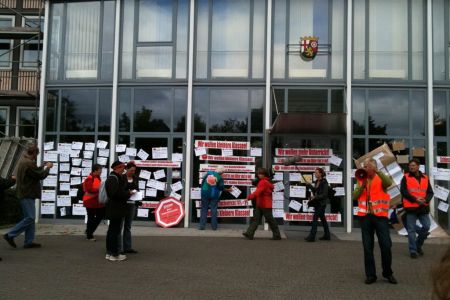 Demo gegen Unterrichtsausfall