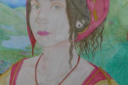 MSS12: Renaissance Selbstportaits Aquarell